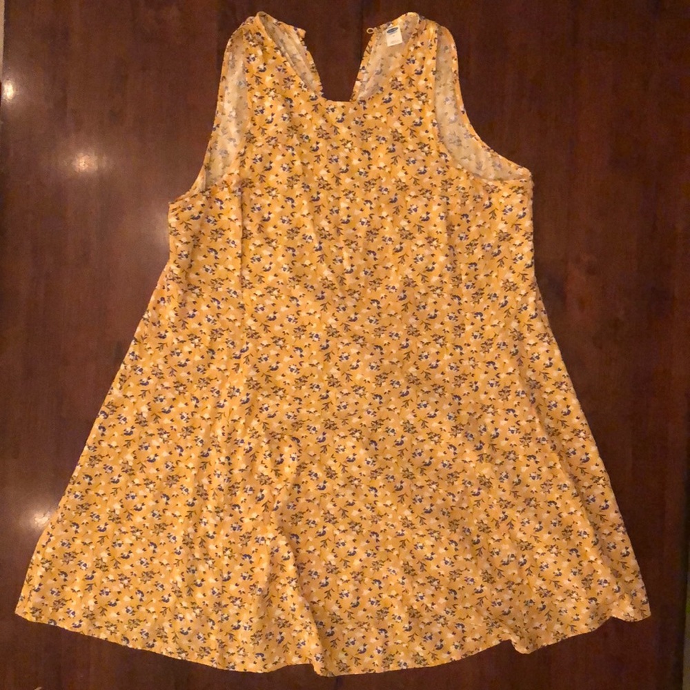 H&M Gold Flowered Dress